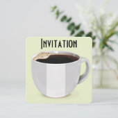 ヴィンテージコーヒー広告ポスター 招待状 (スタンド正面)