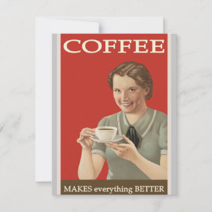 ヴィンテージコーヒー広告