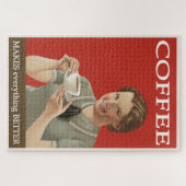 ヴィンテージコーヒー広告 ジグソーパズル (横)