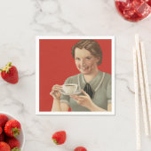 ヴィンテージコーヒー広告 スタンダードカクテルナプキン (インサイチュ)