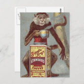 ヴィンテージコーヒー広告 ポストカード (正面/裏面)