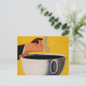 ヴィンテージコーヒー広告 ポストカード (スタンド正面)