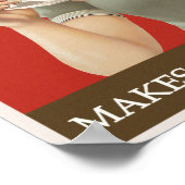 ヴィンテージコーヒー広告「Everything Better」 ポスター (角)