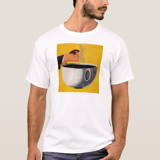 ヴィンテージコーヒー広告 Tシャツ (正面)