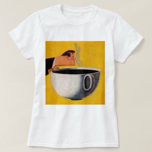ヴィンテージコーヒー広告 Tシャツ (デザイン正面)