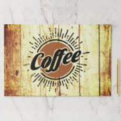 ヴィンテージコーヒー標識紙ランチョンマット ペーパーパッド (インサイチュ)