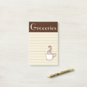 ヴィンテージコーヒー食料品店Itノートの投稿 ポストイット (デスク上)