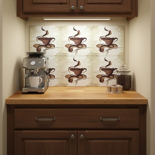 ヴィンテージコーヒー タイル