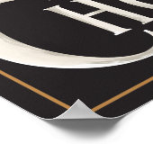 ヴィンテージコーヒー、チョコレート、紅茶ポスター ポスター (角)