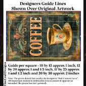 ヴィンテージコーヒー&フローラカップサインDP6デコページ 薄葉紙