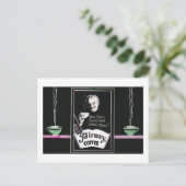 ヴィンテージコーヒーAd - 80カップ/ポンド ポストカード (スタンド正面)