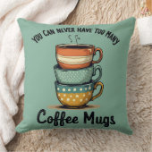 ヴィンテージコーヒ素朴ーフカフェエステティックアート クッション (ブランケット)