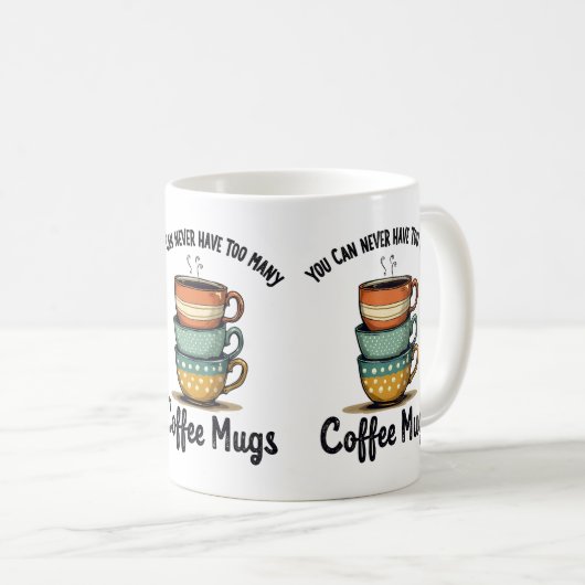 ヴィンテージコーヒ素朴ーフカフェエステティックアート コーヒーマグカップ (正面右)