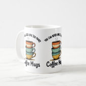 ヴィンテージコーヒ素朴ーフカフェエステティックアート コーヒーマグカップ (正面左)