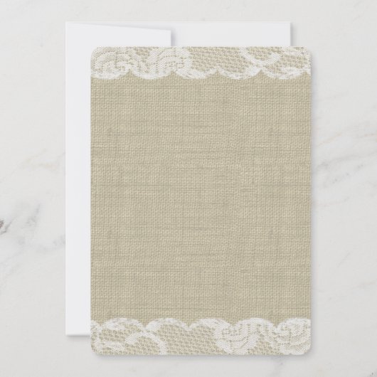 ヴィンテージコーラルガーベラデイジーアンドレース結婚ズ 招待状 (裏面)