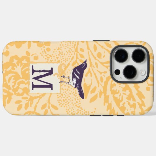 ヴィンテージコーラルナスDamaskモノグラムiPhone 5 Case-Mate iPhoneケース (裏面 (横))