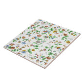 ヴィンテージコーンフラワーズバラ&スイートピーズパターン タイル (側面)