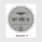 ヴィンテージゴシックこうもりウィング油カスタムハロウィーン シール (シート)