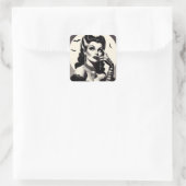 ヴィンテージゴシックのピンアップ スクエアシール (バッグ)