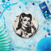 ヴィンテージゴシックのピンアップ ペーパープレート (パーティー)