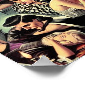 ヴィンテージゴシックのピンアップ ポスター (角)