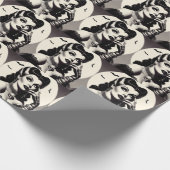 ヴィンテージゴシックのピンアップ ラッピングペーパー (角)