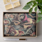 ヴィンテージゴシックのピンアップ 薄葉紙 (ギフト)