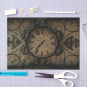 ヴィンテージゴシックアンティークウォールクロックスチームパンク 薄葉紙 (クラフト)