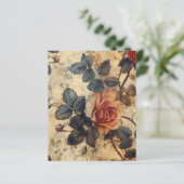 ヴィンテージゴシックグランジフローラスクラップブック紙 (スタンド正面)