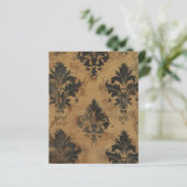 ヴィンテージゴシックグランジフローラスクラップブック紙 (スタンド正面)