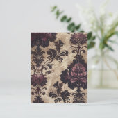 ヴィンテージゴシックグランジフローラスクラップブック紙 (スタンド正面)