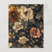 ヴィンテージゴシックグランジフローラスクラップブック紙 (正面)