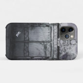 ヴィンテージゴシックゲイツ&フルムーン Case-Mate iPhoneケース (裏面(横))