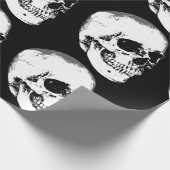 ヴィンテージゴシックスカル ラッピングペーパー (角)