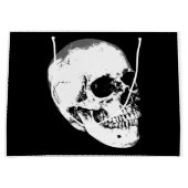 ヴィンテージゴシックスカル ラージペーパーバッグ (正面)