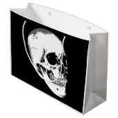 ヴィンテージゴシックスカル ラージペーパーバッグ (裏面アングル)