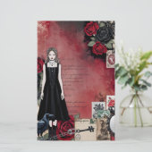 ヴィンテージゴシックスクラップブック紙 (スタンド正面)