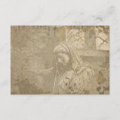 ヴィンテージゴシックストーンエンジェルウェディングレセプション エンクロージャーカード (裏面)