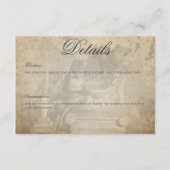 ヴィンテージゴシックストーンエンジェル結婚ズ詳細 エンクロージャーカード (正面)