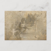 ヴィンテージゴシックストーンエンジェル結婚ズ詳細 エンクロージャーカード (裏面)