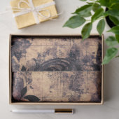 ヴィンテージゴシックダークマップデクページプリント 薄葉紙 (ギフト)