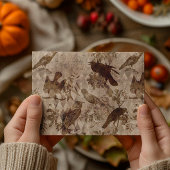 ヴィンテージゴシックデカップクロウレイヴン ポストカード