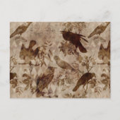 ヴィンテージゴシックデカップクロウレイヴン ポストカード (正面)