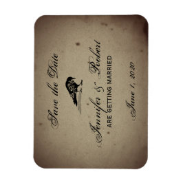 ヴィンテージゴシックハウス日付を保存 マグネット