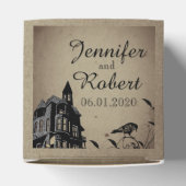 ヴィンテージゴシックハウス結婚式の引き出物ボックス フェイバーボックス (上部)