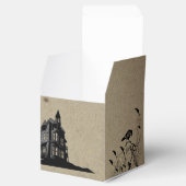 ヴィンテージゴシックハウス結婚式の引き出物ボックス フェイバーボックス (オープン)