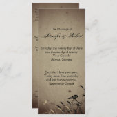 ヴィンテージゴシックハウス結婚式 プログラム (正面/裏面)