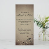 ヴィンテージゴシックハウス結婚式 プログラム (スタンド正面)