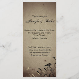 ヴィンテージゴシックハウス結婚式 プログラム