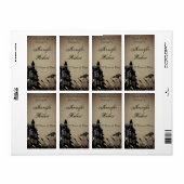 ヴィンテージゴシックハウス記念日ワインラベル ラベル (フルシート)